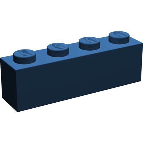 LEGO Dark Blue Brick 1 X 4 3010 6146 Brick Owl LEGO Marketplace