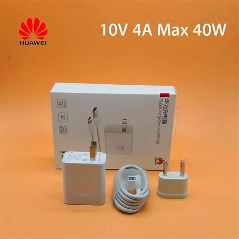 Original Huawei Supercharge Super Charging Wall Charger 40w Fast Charge