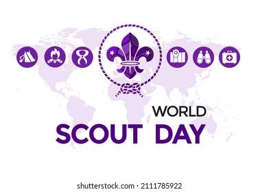 World Scout Day Illustrative Banner Stock Illustration 2111785922 ...