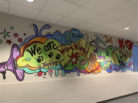 We are...elementary school mural | School wall art, School murals, Mural