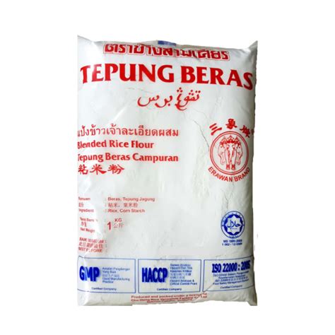 TEPUNG BERAS CAP 3 GAJAH 1KG