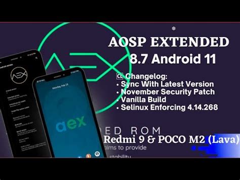 Review Custom Rom Aosp Extended Android Redmi Poco M Reupload