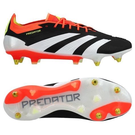 Adidas Predator Elite Sg Solar Energy Sort Hvit R D