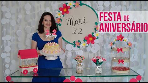 DIY DecoraÃÃo para Festa de AniversÃrio 2019 YouTube Decoração