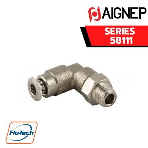 AIGNEP SERIES 58111 ORIENTING ELBOW MALE ADAPTOR TAPER