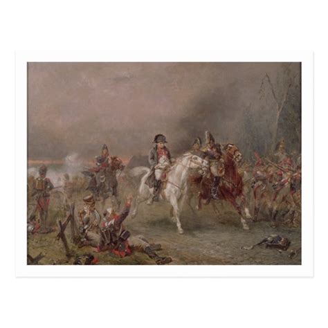 Napoleon's Retreat (oil on canvas) Postcard | Zazzle.com