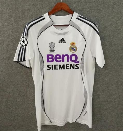 Retro Real Madrid Home White Soccer Jerseys Real Madrid