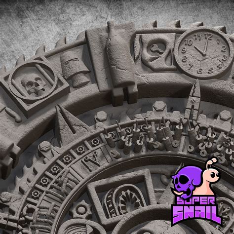 aztec calendar drawing 1