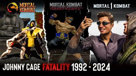 Johnny Cage Fatality Evolution Mortal Kombat 1992 2024 Youtube