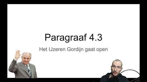 Havo 3 Paragraaf 4 3 Het IJzeren Gordijn Gaat Open YouTube