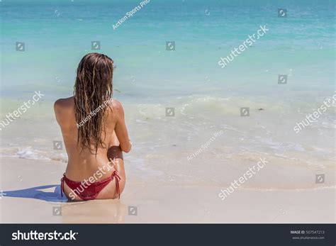 Hispanic Nude Brunette Model Enjoying Beach Stock Photo Shutterstock