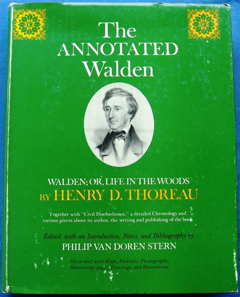 THE ANNOTATED WALDEN WALDEN Or LIFE IN THE WOODS TOGETHER WITH