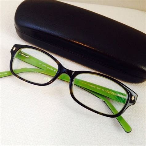 Kate Spade Rx Eyeglass Frames Lucyann Tortoise Kiwi Full Rim 49 16 135 And Kate Spade