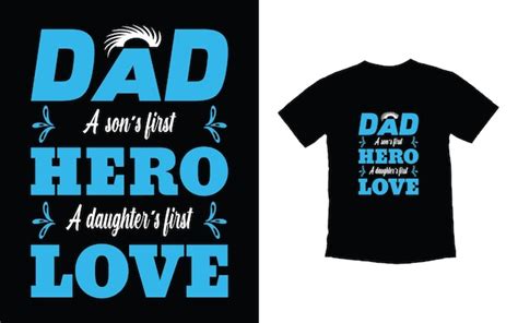 Premium Vector Father Typography T Shirt Design Vector