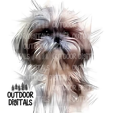 Shih Tzu Png Abstract Sketch Shih Tzu Black And White Shih Tzu Wall Art