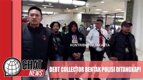 Polda Metro Jaya Tangkap Seorang Debt Collector Yang Bentak Polisi