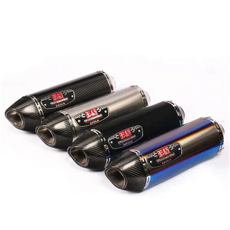 Yoshimura Universal Motocicleta Escape Silenciador Tubo Escape Fibra De