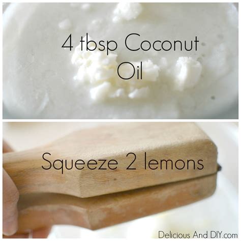 Lemon And Organic Coconut Oil Face Moisturizer - Delicious And DIY