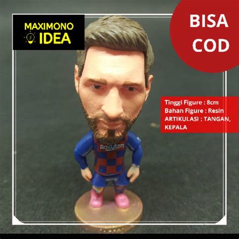 Jual Figure Miniatur Pemain Bola Lionel Messi Barcelona Soccerwe Kodoto