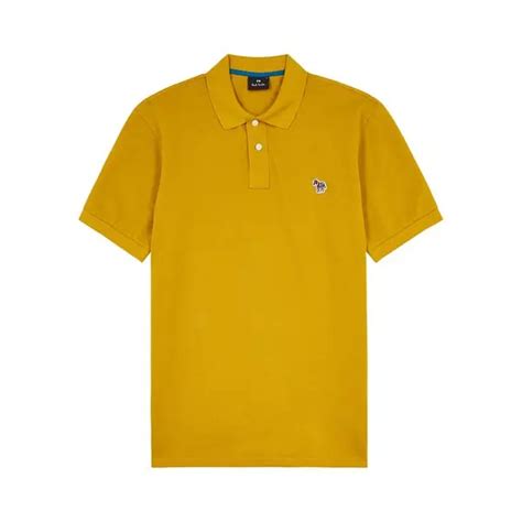 Buy Paul Smith Mustard Piqué Cotton Polo Shirt S Yellow At 50 Off