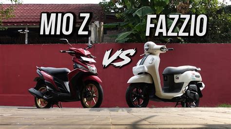 Perbedaan Fazzio Dan Mio Z M Yamaha Youtube