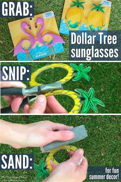 Turn Dollar Tree Sunglasses Into Great Summer Table Decor In Minutes