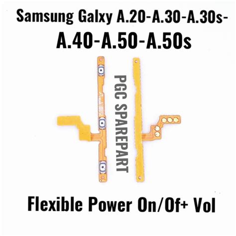 Jual Original Flexible Konektor Volume Power On Off Samsung Galaxy A20 A30 A30s A50 A50s