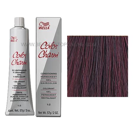 Wella Color Charm Permanent Gel 3rv 367 Black Cherry Beauty Stop Online