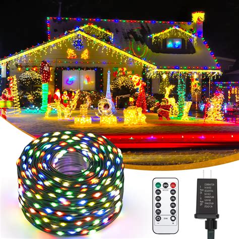 Qzyl 410 Ft Christmas Lights Outdoor 1000 Led Christmas String Lights