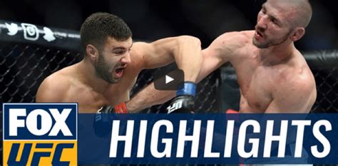 David Teymur Vs Lando Vannata Ufc Fight Of The Night Highlights