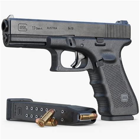 Modelo 3d Pistola Glock 17 Gen 4 Turbosquid 1091895