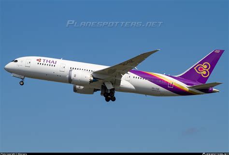 Hs Tqe Thai Airways International Boeing Dreamliner Photo By