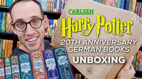 UNBOXING THE NEW GERMAN HARRY POTTER BOOKS BY CARLSEN YouTube