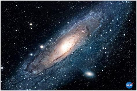 Hubble Telescope Andromeda Galaxy Poster Lights Stars Outer Space ...