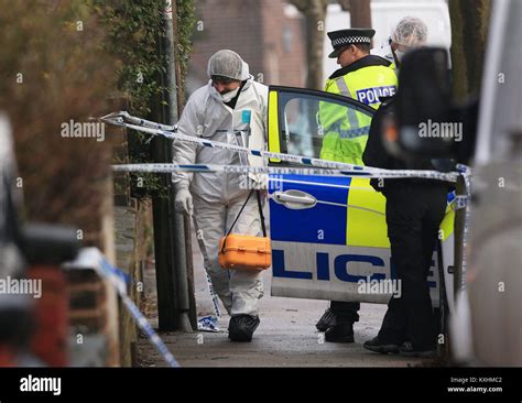 Murder Detectives Following Discovery Human Remains Hi Res Stock