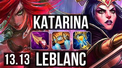 Kata Vs Leblanc Mid Penta Solo Kills M Mastery