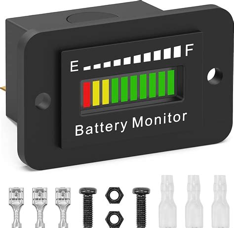 Amazon Qiilu Led Battery Indicator Meter V V V V V Led