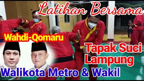 Tapak Suci Lampung Latihan Bersama Walikota Metro Dan Wakil Wahdi