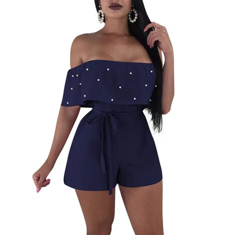 Rompers Womens Jumpsuit Summer Shorts Plus Size Jumpsuits For Women