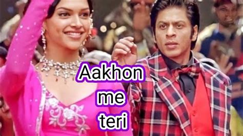 Aankhon Mein Teri Ajab Si Full Hdj Kki Om Shanti Om 🌹💞🌹 Youtube