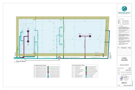 Plano Hid Sistema De Filtrado Hidroequipos