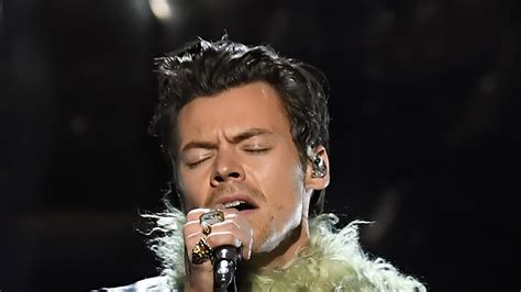 Harry Styles Wears A Sequin Plunging Jumpsuit To Coachella