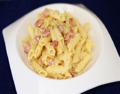 Receta De Macarrones A La Carbonara