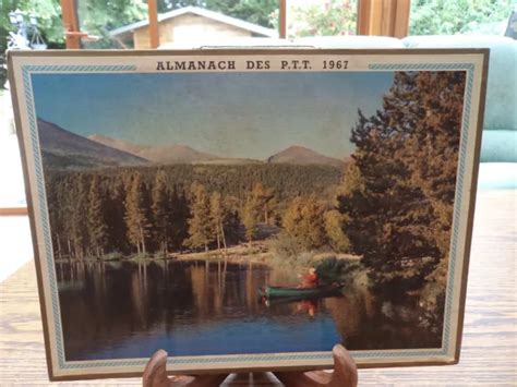 Calendrier La Poste Almanach Des Ptt Lac En Mont Envol