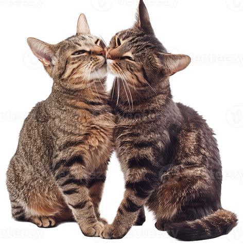Cute Fluffy Cats playing 47493714 PNG