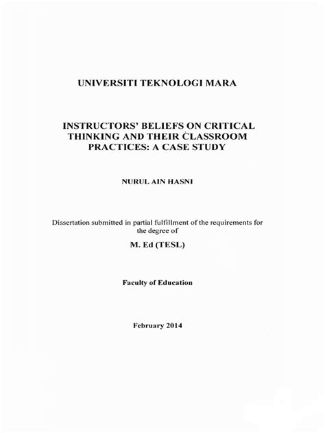 Universiti Teknologi Mara Instructors Be | PDF | Hindu Philosophical ...