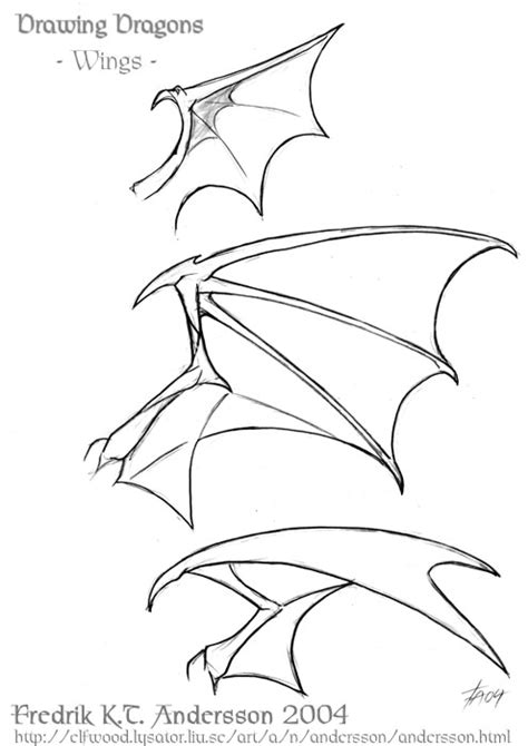 How To Draw A Dragon Wing