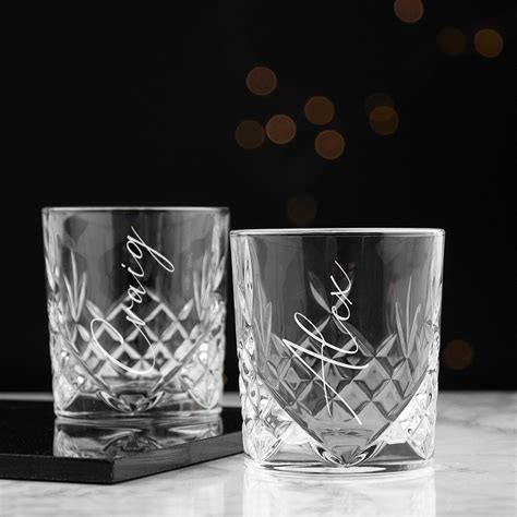 Personalised Crystal Whisky Tumbler T Factory