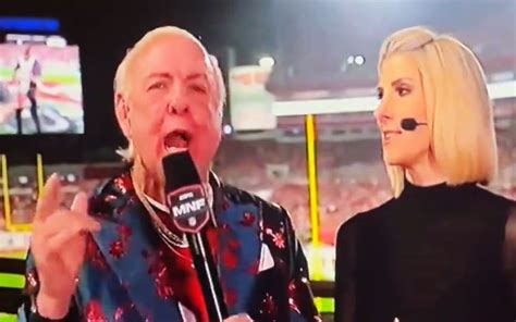 Ric Flair Makes Special Appearance On ESPN To Up NFL S Wild Card