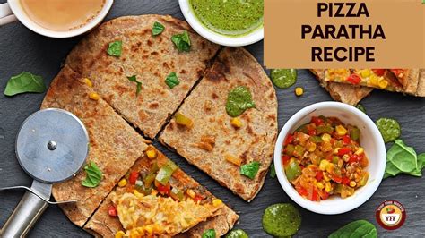 Pizza Paratha Recipe पिज़्ज़ा पराठा How To Make Pizza Paratha